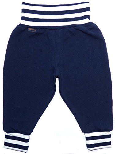 MAUALA Babyhose 50-104 dunkelblau-dblaustreifen, 62 von MAUALA