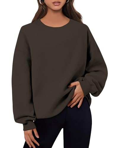 MAVIS LAVEN Dicker Damen-Pullover,lässig,lockere Passform,Fleece-gefütterte Pullover,adrette Kleidung für Teenager-Mädchen von MAVIS LAVEN