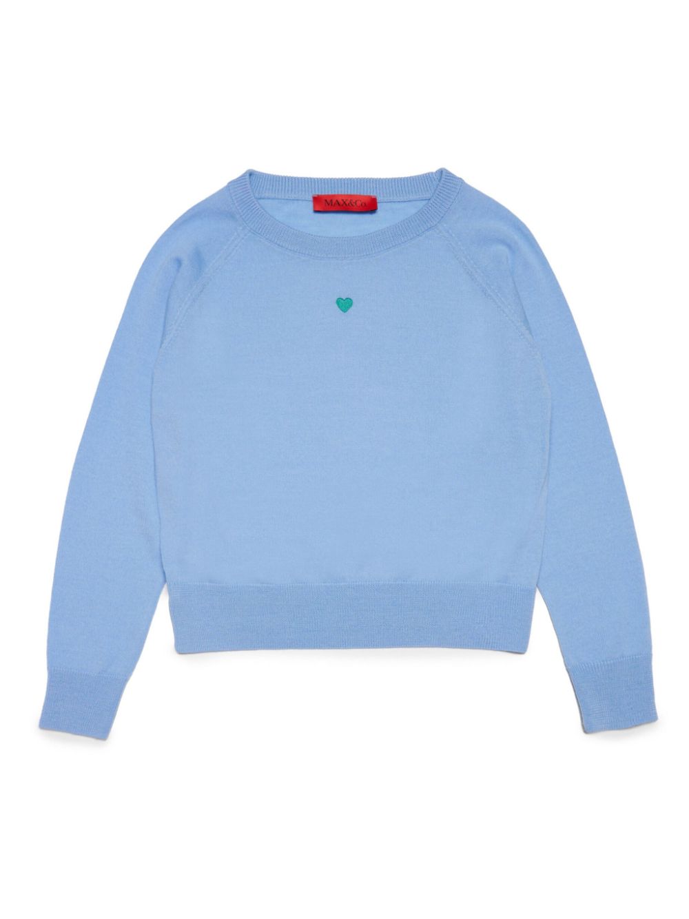 MAX&Co. Kids Pullover mit Herzdetail - Blau von MAX&Co. Kids