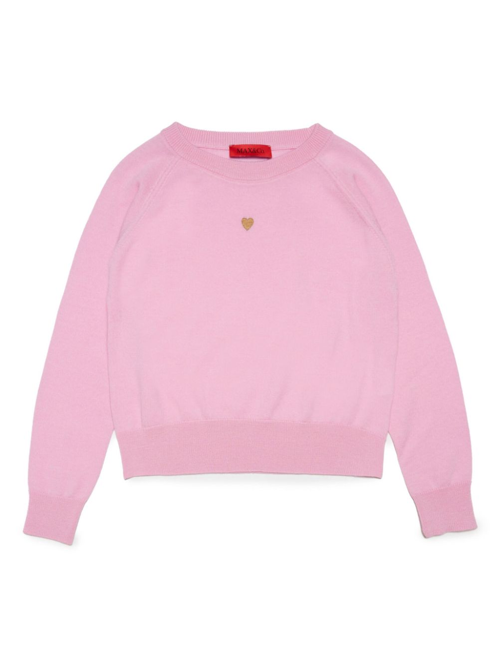 MAX&Co. Kids Pullover mit Herzdetail - Rosa von MAX&Co. Kids