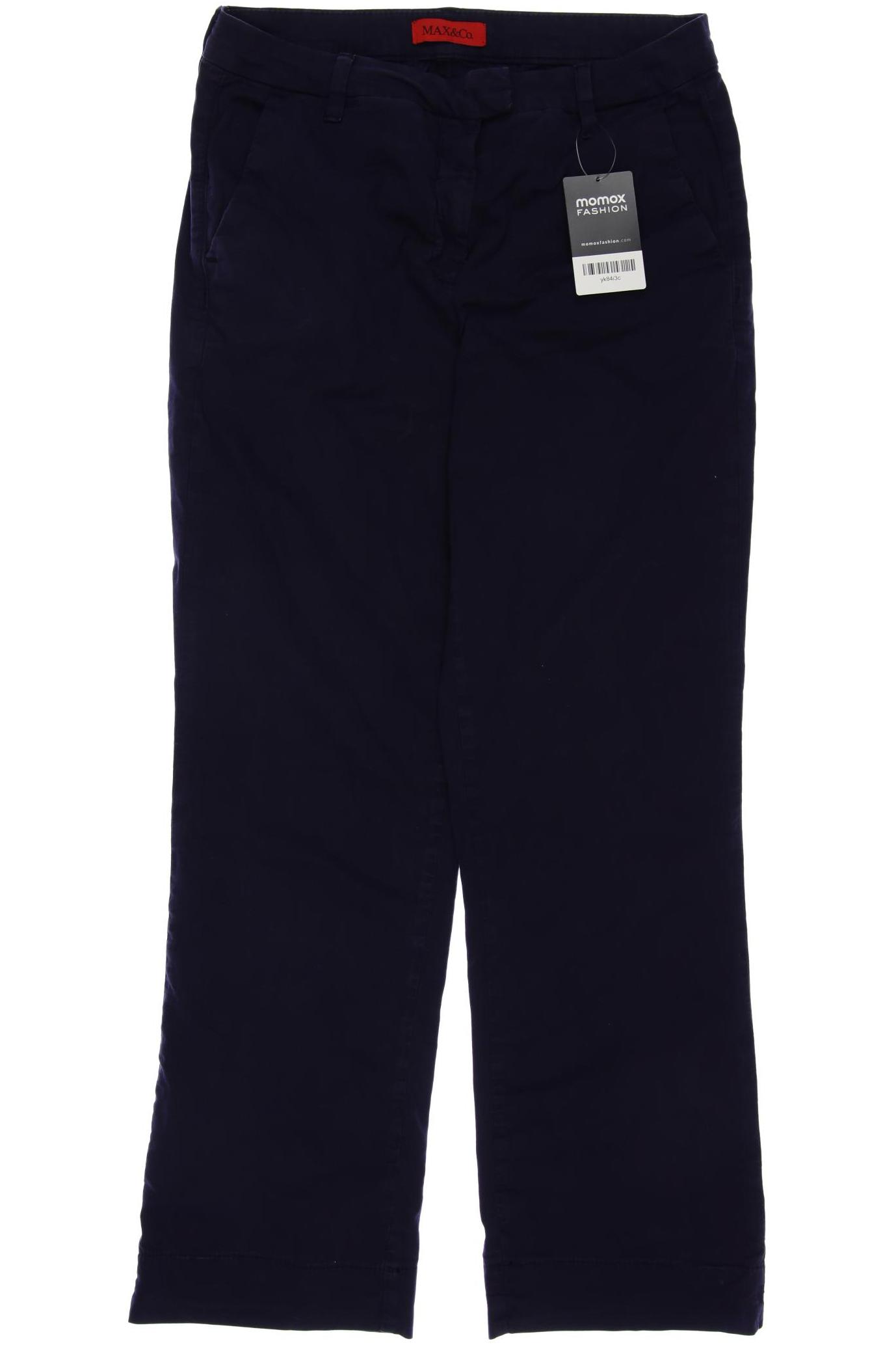 MAX&Co. Damen Stoffhose, marineblau, Gr. 38 von MAX&Co.