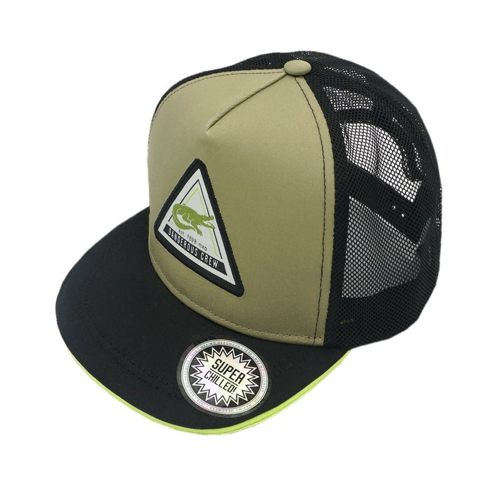 MAXIMO Baseball Cap KIDS-Cap, 'big patch' snap back Verschluß von MAXIMO