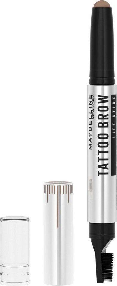 MAYBELLINE NEW YORK Augenbrauen-Gel Tattoo Brow Lift, 2-1 mit Wachs und Lifter-Bürste, Augen-Make-Up von MAYBELLINE NEW YORK