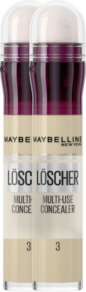 MAYBELLINE NEW YORK Concealer Instant Anti-Age Effekt, 2-tlg. von MAYBELLINE NEW YORK