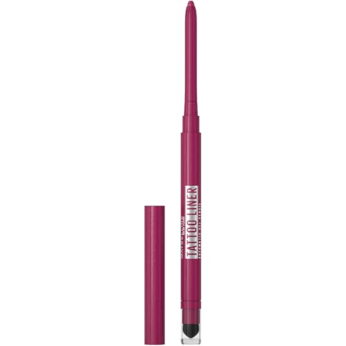 Maybelline New-York – Gelstift für Augen Smokey-Effekt – wasserfest & 36 Stunden Halt – Tattoo Liner Smokey – Farbton Burgundy Break von Maybelline New York