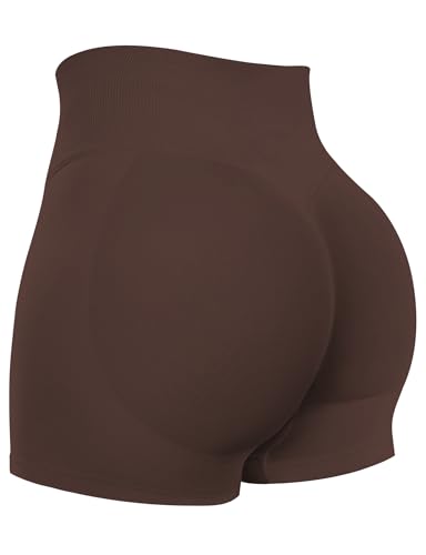 MAYROUND Damen Sport Shorts Scrunch Butt Lifting Gym Auswirkungen Shorts 4.5" Nahtlose Hose Radlerhose Laufen Kurze Sporthose MAYROUND Damen Sport Shorts Scrunch Butt Lifting Gym Auswirkungen Shorts 4.5" Nahtlose Hose Radlerhose Laufen Kurze Sporthose von MAYROUND