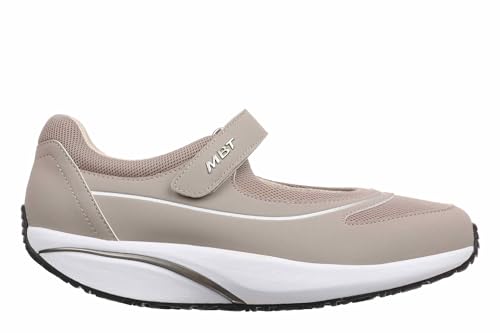 MBT BARIDI 2 Ballerinas für Damen. Anatomische und bequeme Wanderschuhe. Physiologischer Schuh mit Komfort und Stabilität mit gewölbter Sohle. Freizeitschuhe mit Klettverschluss. Farbe: Grau MBT BARIDI 2 Ballerinas für Damen. Anatomische und bequeme Wanderschuhe. Physiologischer Schuh mit Komfort und Stabilität mit gewölbter Sohle. Freizeitschuhe mit Klettverschluss. Farbe: Grau von MBT