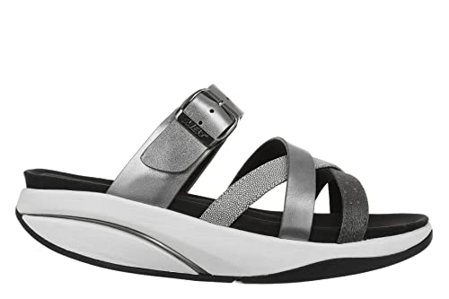MBT FASI Sandalen für Damen aus Leder mit Schnallenverschluss. Leichtes und bequemes Schuhwerk für Frühling Sommer. Physiologisches Schuhwerk für Komfort und Stabilität. Sandalen zum Anziehen MBT FASI Sandalen für Damen aus Leder mit Schnallenverschluss. Leichtes und bequemes Schuhwerk für Frühling Sommer. Physiologisches Schuhwerk für Komfort und Stabilität. Sandalen zum Anziehen von MBT