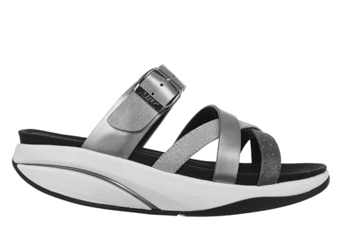 MBT FASI Sandalen für Damen aus Leder mit Schnallenverschluss. Leichtes und bequemes Schuhwerk für Frühling Sommer. Physiologisches Schuhwerk für Komfort und Stabilität. Sandalen zum Anziehen MBT FASI Sandalen für Damen aus Leder mit Schnallenverschluss. Leichtes und bequemes Schuhwerk für Frühling Sommer. Physiologisches Schuhwerk für Komfort und Stabilität. Sandalen zum Anziehen von MBT