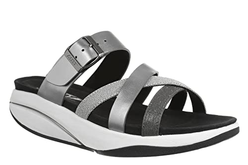 MBT FASI Sandalen für Damen aus Leder mit Schnallenverschluss. Leichtes und bequemes Schuhwerk für Frühling Sommer. Physiologisches Schuhwerk für Komfort und Stabilität. Sandalen zum Anziehen MBT FASI Sandalen für Damen aus Leder mit Schnallenverschluss. Leichtes und bequemes Schuhwerk für Frühling Sommer. Physiologisches Schuhwerk für Komfort und Stabilität. Sandalen zum Anziehen von MBT