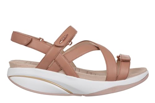 MBT KIBURI Sandalen für Damen aus Schafleder. Leichtes und bequemes Schuhwerk für Frühling und Sommer. Physiologisches Schuhwerk für Komfort und Stabilität. Elegante Sandalen im modernen Stil. Sand MBT KIBURI Sandalen für Damen aus Schafleder. Leichtes und bequemes Schuhwerk für Frühling und Sommer. Physiologisches Schuhwerk für Komfort und Stabilität. Elegante Sandalen im modernen Stil. Sand von MBT