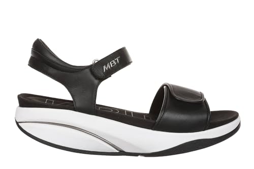 MBT MALIA 2 Sandalen für Damen aus Schafleder. Leichtes und bequemes Schuhwerk für Frühling Sommer. Physiologisches Schuhwerk für Komfort und Stabilität. Moderne Sandalen mit Klettverschluss. Schwarz MBT MALIA 2 Sandalen für Damen aus Schafleder. Leichtes und bequemes Schuhwerk für Frühling Sommer. Physiologisches Schuhwerk für Komfort und Stabilität. Moderne Sandalen mit Klettverschluss. Schwarz von MBT