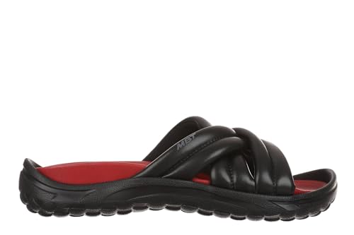 MBT MIO Sandalen für Damen aus Leder. Leichtes und bequemes Schuhwerk für Frühling Sommer. Physiologisches Schuhwerk für Komfort und Stabilität. Erholungssandalen zum Tragen. Farbe Schwarz Rot MBT MIO Sandalen für Damen aus Leder. Leichtes und bequemes Schuhwerk für Frühling Sommer. Physiologisches Schuhwerk für Komfort und Stabilität. Erholungssandalen zum Tragen. Farbe Schwarz Rot von MBT