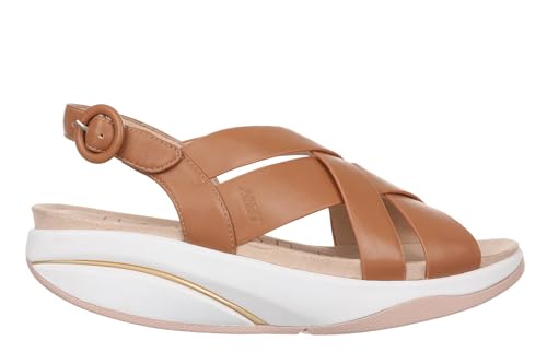 MBT MUGI Sandalen zum Anziehen für Damen aus Leder. Leichtes und bequemes Schuhwerk für Frühling Sommer. Physiologisches Schuhwerk mit Komfort und Stabilität. Moderne Sandalen mit Schnalle. Farbe Sand MBT MUGI Sandalen zum Anziehen für Damen aus Leder. Leichtes und bequemes Schuhwerk für Frühling Sommer. Physiologisches Schuhwerk mit Komfort und Stabilität. Moderne Sandalen mit Schnalle. Farbe Sand von MBT