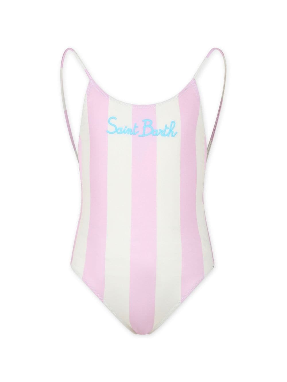 MC2 Saint Barth Kids Cecille Jr striped swimsuit - Violett von MC2 Saint Barth Kids