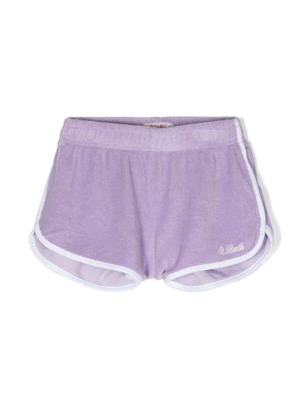 MC2 Saint Barth Kids Curly Shorts aus Frottee - Violett von MC2 Saint Barth Kids