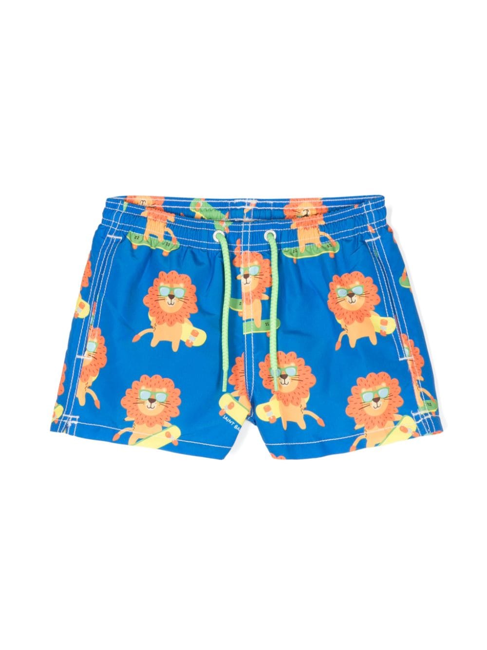 MC2 Saint Barth Kids Jean Skating Leo Badeshorts - Blau von MC2 Saint Barth Kids