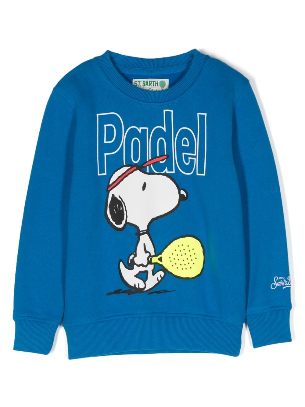 MC2 Saint Barth Kids x Snoopy Sweatshirt mit Cartoon-Print - Blau von MC2 Saint Barth Kids