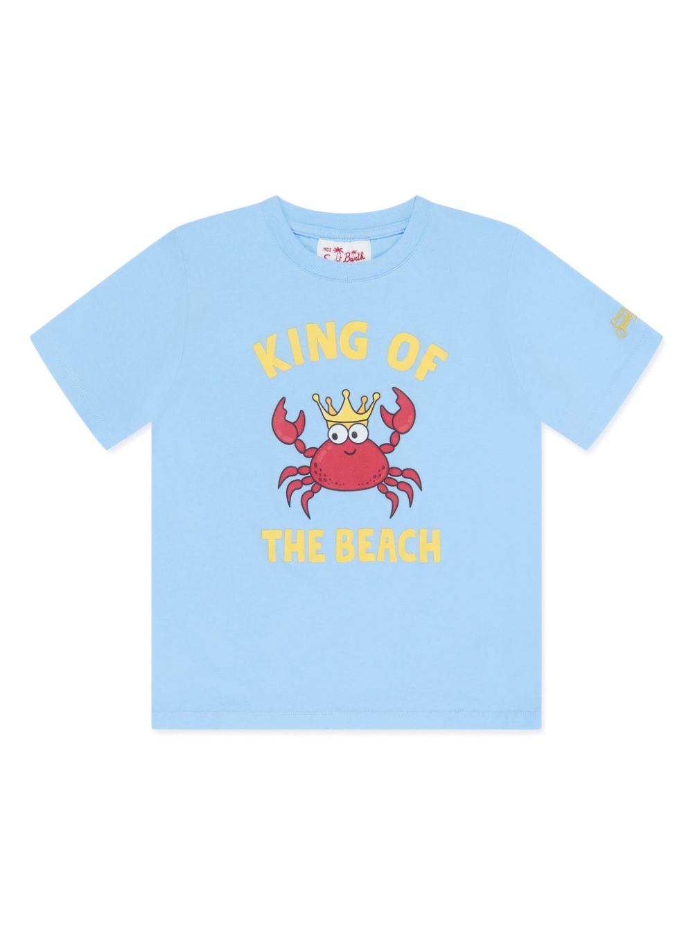 MC2 Saint Barth Kids T-Shirt mit Krebs-Print - Blau von MC2 Saint Barth Kids