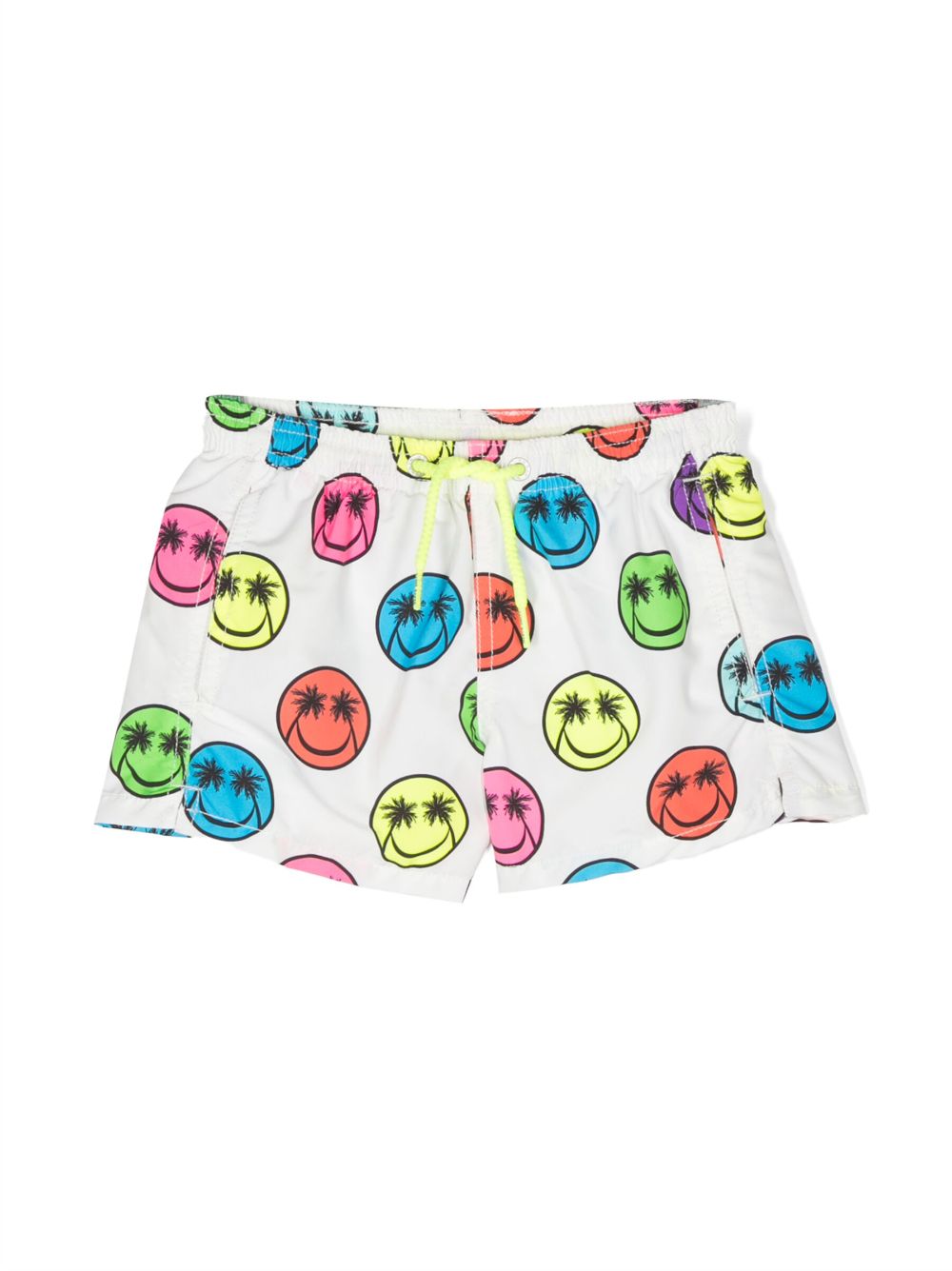 MC2 Saint Barth Kids Badeshorts mit grafischem Print - Weiß von MC2 Saint Barth Kids