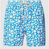 MC2 Saint Barth Badehose mit Allover-Print Modell 'FANTASY' in Royal, Größe M von MC2 Saint Barth