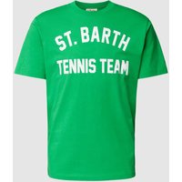 MC2 Saint Barth T-Shirt mit Label-Print in Gruen, Größe M von MC2 Saint Barth
