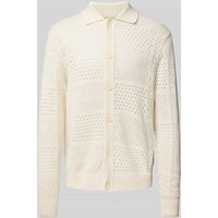 MCNEAL Cardigan mit Lochmuster in Sand, Größe XXL MCNEAL Cardigan mit Lochmuster in Sand, Größe XXL von MCNEAL