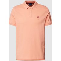 MCNEAL Poloshirt mit Label-Stitching in Apricot, Größe M von MCNEAL