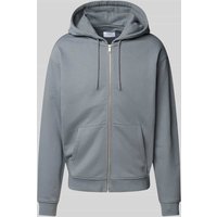 MCNEAL Regular Fit Sweatjacke mit Kapuze und Tunnelzug in Rauchblau, Größe XL MCNEAL Regular Fit Sweatjacke mit Kapuze und Tunnelzug in Rauchblau, Größe XL von MCNEAL