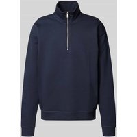 MCNEAL Sweatshirt mit Troyer-Kragen in Dunkelblau, Größe XXL MCNEAL Sweatshirt mit Troyer-Kragen in Dunkelblau, Größe XXL von MCNEAL