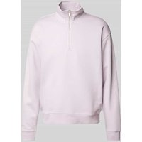 MCNEAL Sweatshirt mit Troyer-Kragen in Lila, Größe XL MCNEAL Sweatshirt mit Troyer-Kragen in Lila, Größe XL von MCNEAL