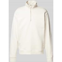 MCNEAL Sweatshirt mit Troyer-Kragen in Mittelgrau, Größe XXL MCNEAL Sweatshirt mit Troyer-Kragen in Mittelgrau, Größe XXL von MCNEAL