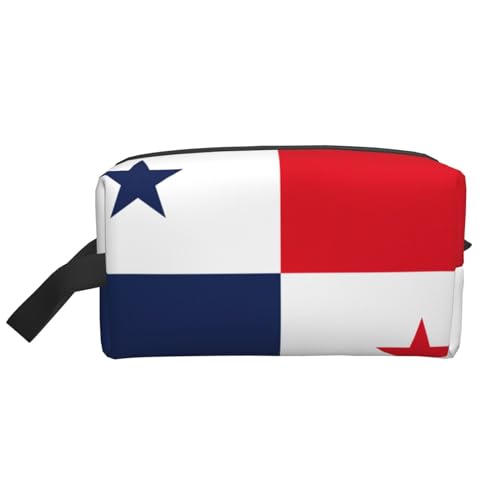 Aufbewahrungstasche mit Flagge von Panama, kleine Make-up-Tasche für Geldbörse, Reise-Make-up-Tasche, Mini-Kosmetiktasche für Herren, Flagge von Panama, Einheitsgröße von MDATT