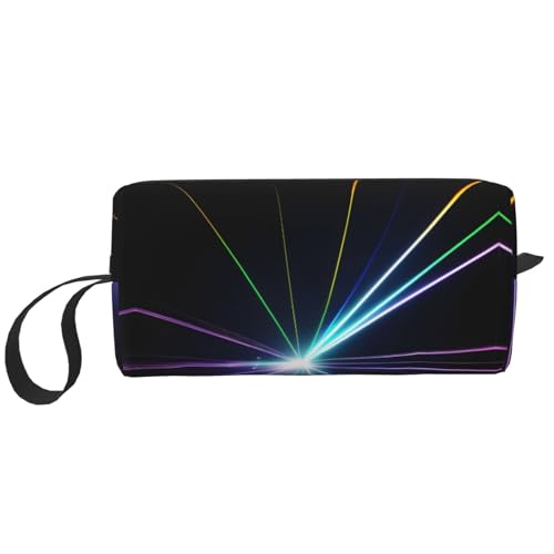 Laserleichte Aufbewahrungstasche, kleine Make-up-Tasche für Geldbörse, Reise-Make-up-Tasche, Mini-Kosmetiktasche für Herren, Laserlicht, Einheitsgröße von MDATT