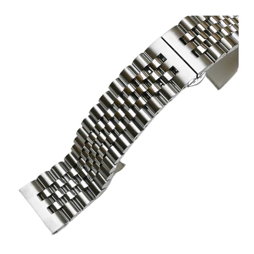 MDATT Uhrenarmband-Armband-Edelstahl-Armband-Armband Hohlbogenschnittstelle mit Werkzeugstiften 12/14/16/18/19 / 20mm 21mm 22mm ersetzen (Color : Rose gold, Size : 16mm) von MDATT