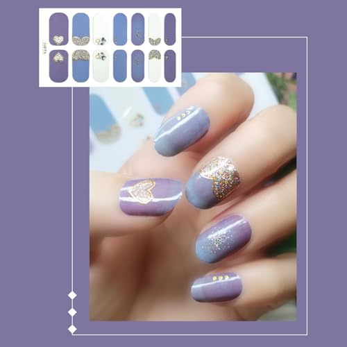 Nagelaufkleber Glitzer Farbverlauf Glanz Komplett Nagellack Aufkleber Abziehbilder Streifen Selbstaschendes Nagelkunst Abziehbild Set Nagelaufkleber Glitzer Farbverlauf Glanz Komplett Nagellack Aufkleber Abziehbilder Streifen Selbstaschendes Nagelkunst Abziehbild Set von MEAKTSMI