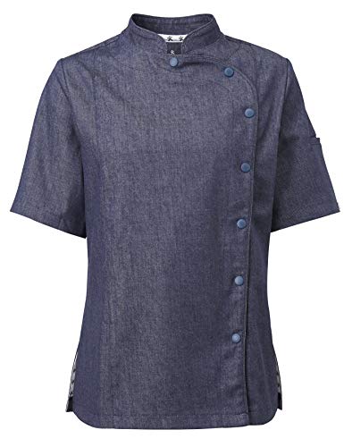 MEDANTA 1039 Kochjacke Damen kurzarm Chef Jacket Berufsbekleidung Gastronomie Navy Denim MEDANTA 1039 Kochjacke Damen kurzarm Chef Jacket Berufsbekleidung Gastronomie Navy Denim von MEDANTA
