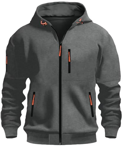 MEDUOLA Herren Kapuzenstrickjacke Sportjacke Jogging Hoodie Jungen & Männer Sweatshirt Reißverschluss Tasche Multifunktionale Strickjacke Hoodie M,D14 Dunkelgrau MEDUOLA Herren Kapuzenstrickjacke Sportjacke Jogging Hoodie Jungen & Männer Sweatshirt Reißverschluss Tasche Multifunktionale Strickjacke Hoodie M,D14 Dunkelgrau von MEDUOLA