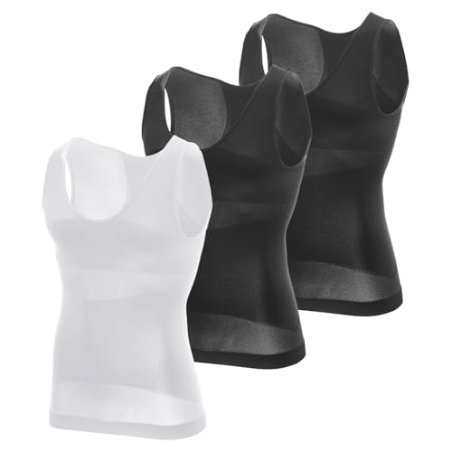 MEETYOO Herren Kompression Tank Top/Langarm Shirt Shapewear Unterhemd Männer Sport Shirt Muskelshirts Fitness Workout Schnelltrocknend Atmungsaktiv MEETYOO Herren Kompression Tank Top/Langarm Shirt Shapewear Unterhemd Männer Sport Shirt Muskelshirts Fitness Workout Schnelltrocknend Atmungsaktiv von MEETYOO