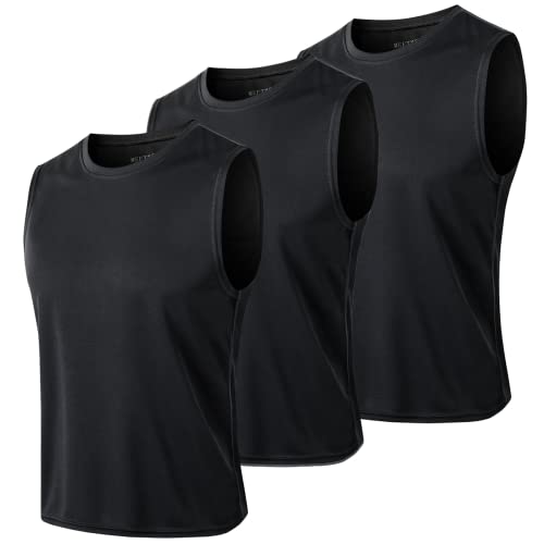 MEETYOO Herren T3 Vest, Schwarz+schwarz+schwarz, XL EU von MEETYOO
