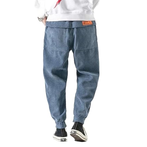 MEIION Cole - DIE STYLISCHE UND EINZIGARTIGE Hose AUS Cord Herren Streetwear Warme Cordhosen Outdoor Komfort Herren Lose Jogginghosen von MEIION