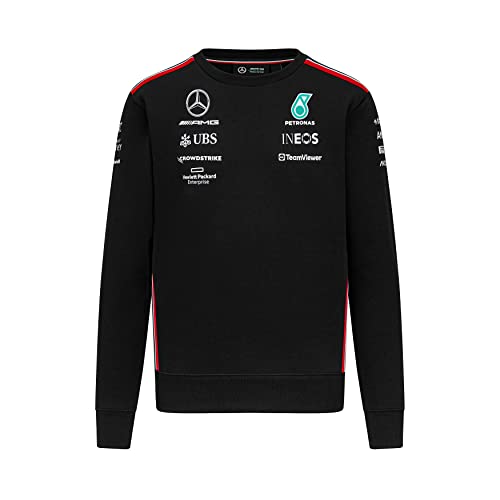 MERCEDES AMG PETRONAS Formula One Team - 2023 Team-Sweatshirt - Schwarz - Männer - Größe: S von MERCEDES AMG PETRONAS