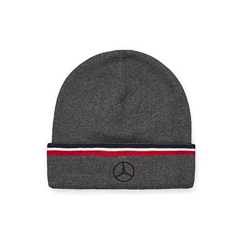 Mercedes-AMG Petronas - Offizielle Formel 1 Merchandise 2021 Kollektion - Damen und Herren - Team Beanie - Beanie - Grey - One Size von MERCEDES AMG PETRONAS