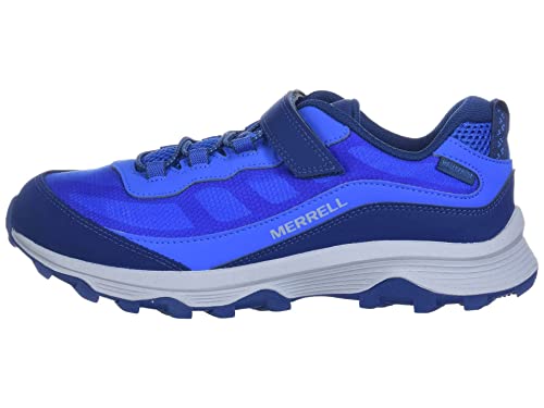 MERRELL MOAB SPEED LOW A/C WTRPF Walkingschuhe Unisex-Kinder, blu, 35.5 EU von MERRELL