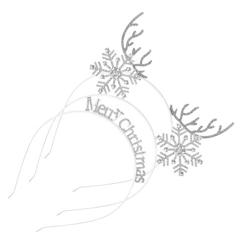 MERRYHAPY 3stücke Teiliges Glitzernder Weihnachts-stirnbänder Für Frauen Funkelnde Antler Schneeflocken Und Buchstaben Kopfschmuck Für Festlichkeiten Und Cosplay MERRYHAPY 3stücke Teiliges Glitzernder Weihnachts-stirnbänder Für Frauen Funkelnde Antler Schneeflocken Und Buchstaben Kopfschmuck Für Festlichkeiten Und Cosplay von MERRYHAPY