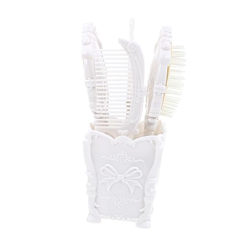 MERRYHAPY 5-teiliges Kosmetikspiegel-set Mit Haarbürste Und Kamm-set Salon-haarbürste Haarkamm Für Zuhause Bürste Aufbewahrungshalter MERRYHAPY 5-teiliges Kosmetikspiegel-set Mit Haarbürste Und Kamm-set Salon-haarbürste Haarkamm Für Zuhause Bürste Aufbewahrungshalter von MERRYHAPY