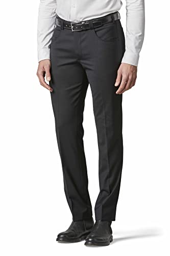 MEYER Herren Hose DIEGO 9-344 - Modern Fit Chino – Business Hose, Bequeme Wollhose, Schwarz (09), W36/L32 von MEYER