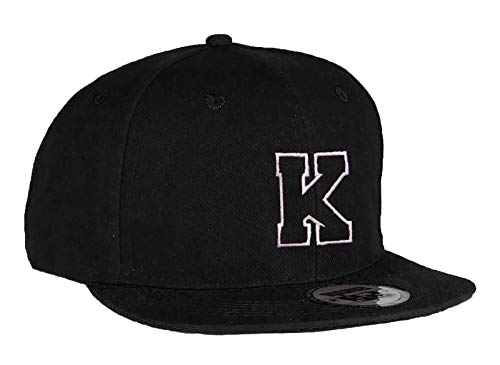 MFAZ Morefaz Ltd Jugend Baseball Kappe Kinder Mütze Basecap Mädchen Junge Schwarz Twill Snapback (K) von MFAZ Morefaz Ltd