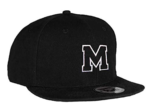 MFAZ Morefaz Ltd Jugend Baseball Kappe Kinder Mütze Basecap Mädchen Junge Schwarz Twill Snapback (M) von MFAZ Morefaz Ltd