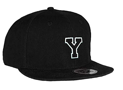 MFAZ Morefaz Ltd Jugend Baseball Kappe Kinder Mütze Basecap Mädchen Junge Schwarz Twill Snapback (Y) von MFAZ Morefaz Ltd